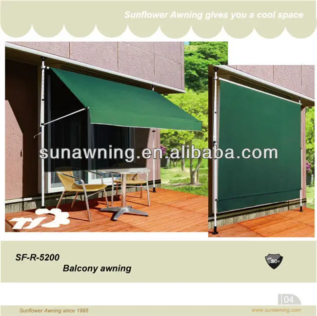 
Outdoor Aluminum Retractable Window Awnings 