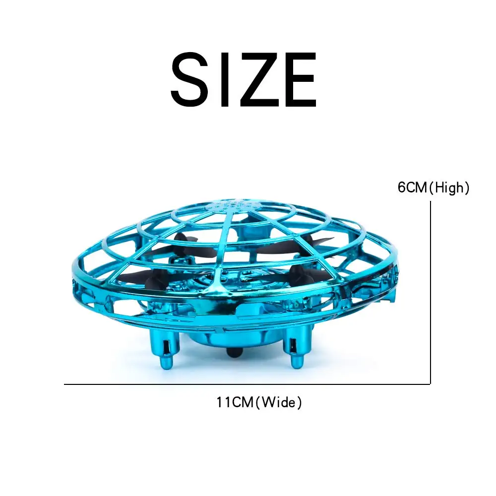 UFO Flying Ball Toys, Gravity Defying Hand-Controlled Suspension Helicopter Toy, Infrared Induction Interactive Drone