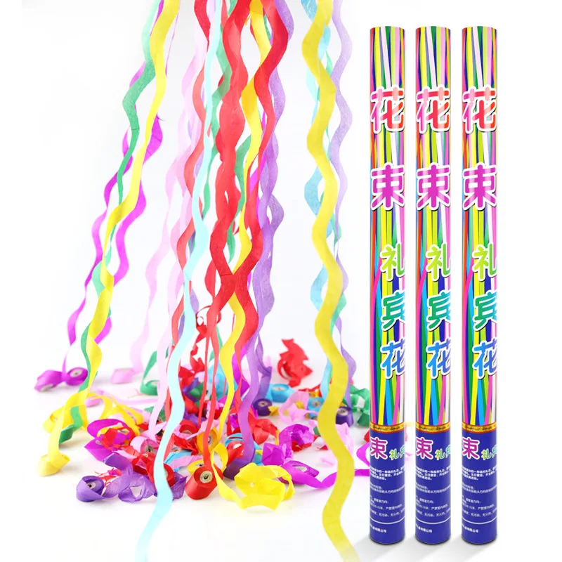 Metallic Streamer Confetti Party Poppers