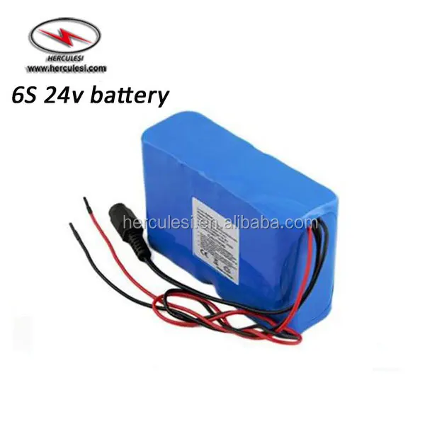 24V Deep Cycle Battery 6S NCR 18650 25.5V Li-Ion Battery Pack Made in China