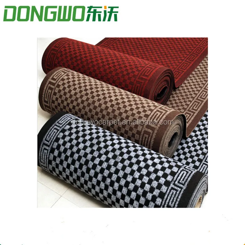 100% polyester non woven Jacquard carpet