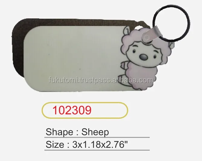 Сублимационные брелоки Unisub из твердой доски/деревянный брелок