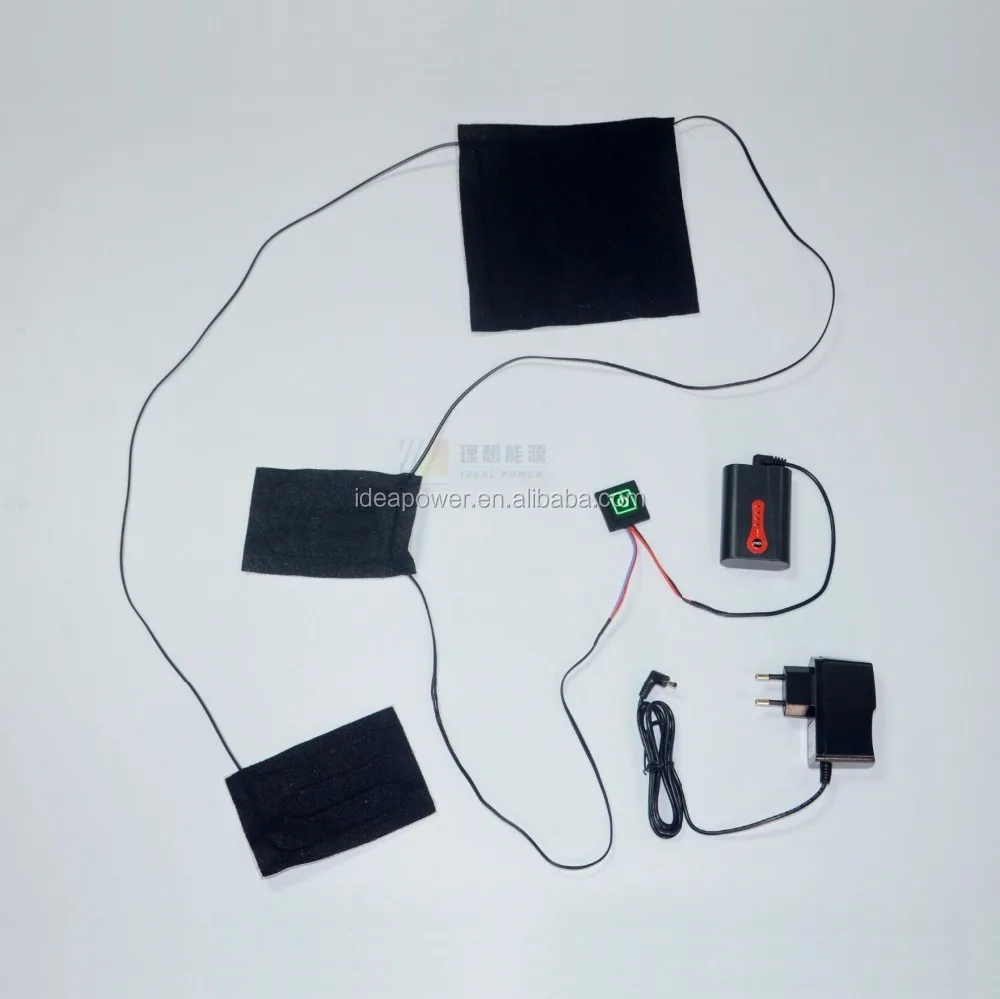 Carbon Fiber Heating Element for Jacket, 7.4v Heating Pad for Clothes