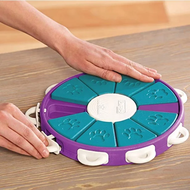Dog Twister Advanced Dog Puzzle Toy The Stimulating Treat Dispensing Game for Smart Dogs Toy Boxes