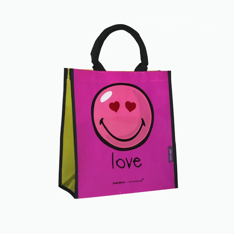 Hot salecustom cheap durable eco laminated nonwoven tote bolsas