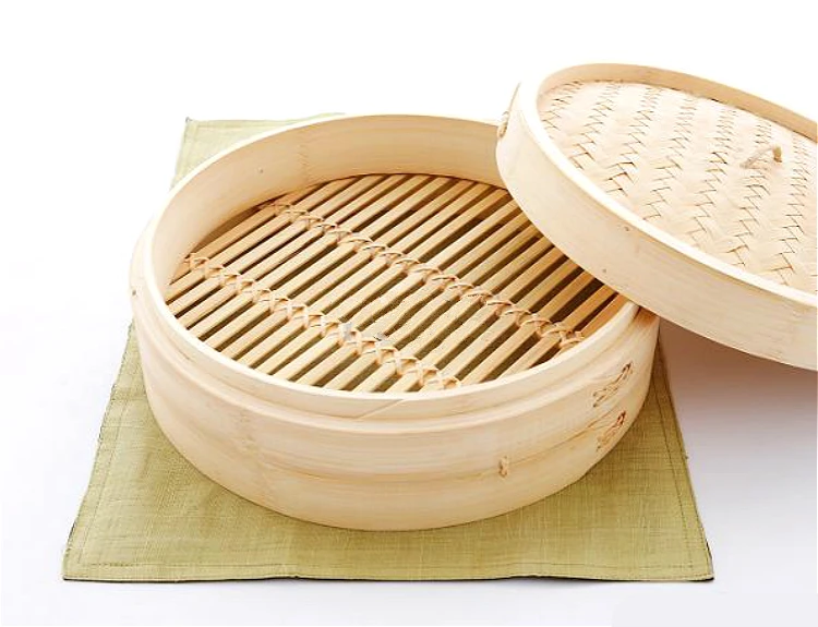 Hot Design Multilevel Eco-friendly Bamboo Steaming Basket
