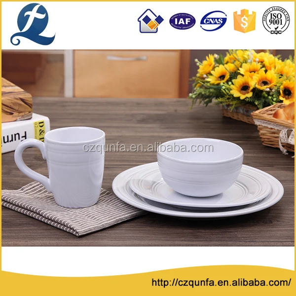 Оптовая продажа дешевые каменной посуда набор посуды для офиса и дома