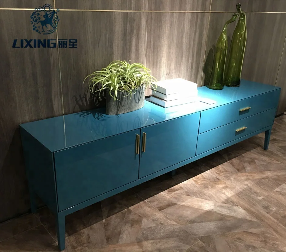 
Modern wooden corner TV stand cabinet for home furniture LV1803 