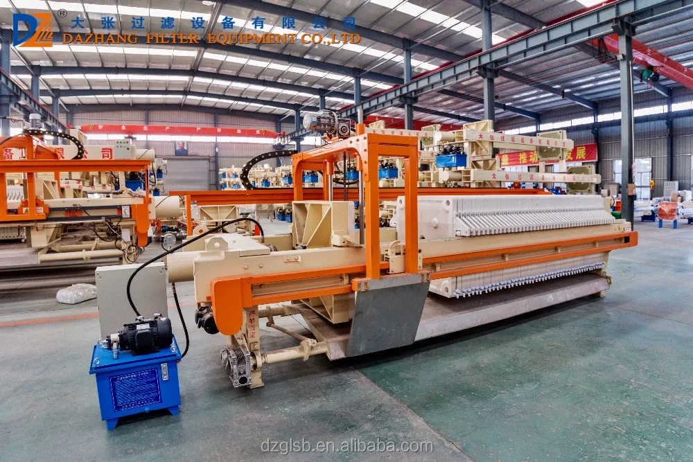 Automatic chamber filter press with cloth washing machine supplier for mineral processing