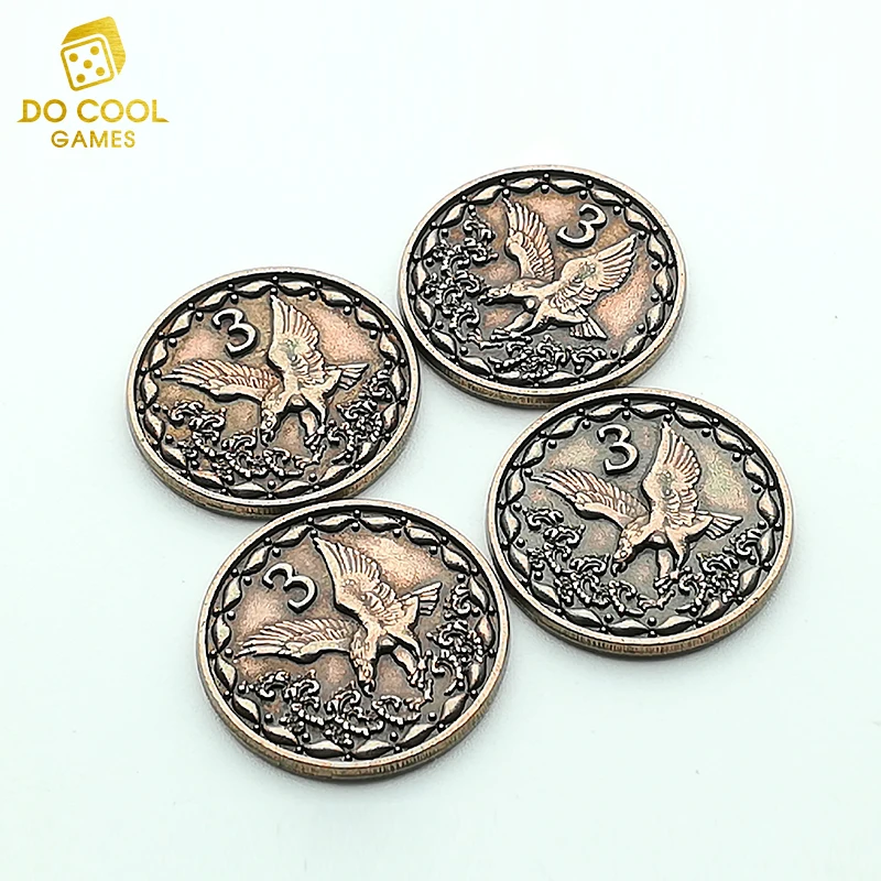 Fast delivery metal coin for board game