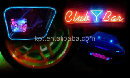  Неоновые Рекламные постеры с el-проводом для помещений и улицы игрушки «сделай сам» подсветкой мигающий рекламный знак