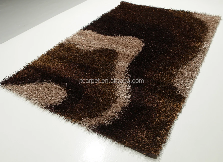 3D shaggy polyester area rugs for home and living room