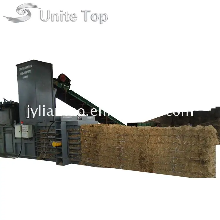 Chinese factory cardboard baler horizontal automatic bailer