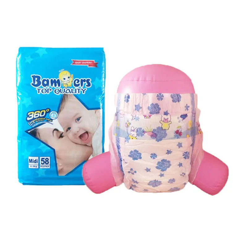 Wholesale 2020 new product Disposable baby nappy soft baby dry disposable
