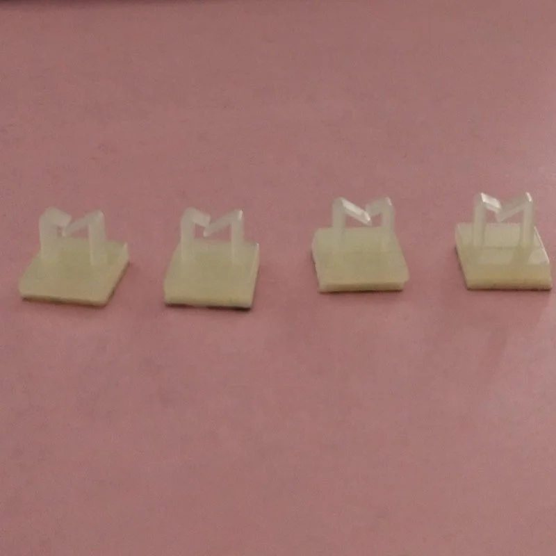 Plastic nylon flat cable wire clips cable clamps for cable fixing