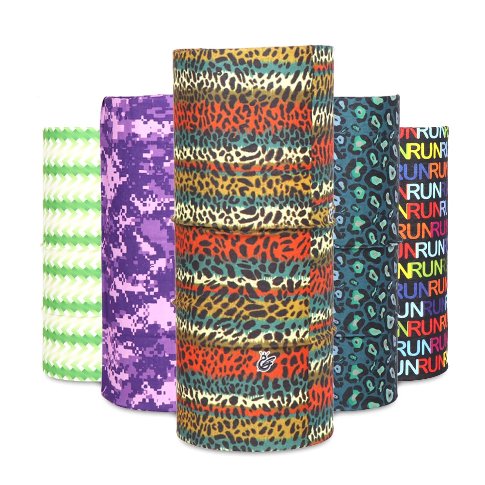 Wholesale Promotional Head Paisley Polyester Bandanas handkerchief Square Sublimation Print Scarf