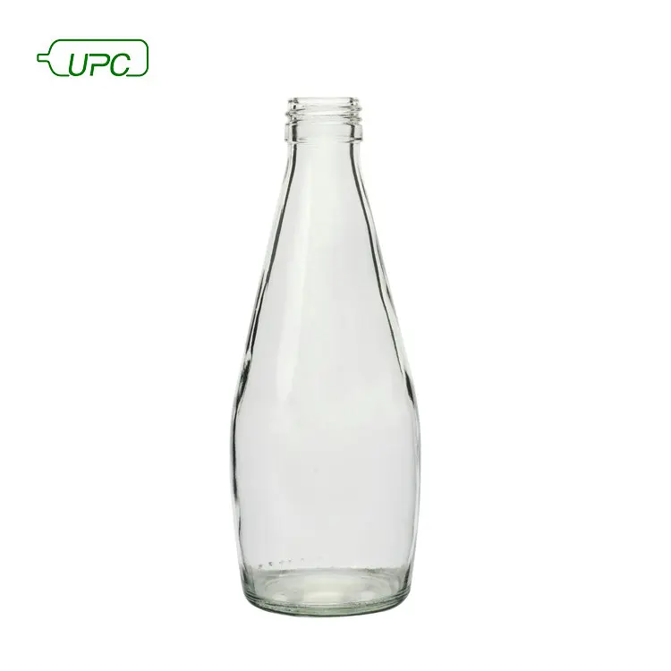 Milk Bottle CROWN Cap Hot Stamping Juice Bottle Metal 8oz Glass Beverage Bottle/glass 290ml Clear Customize