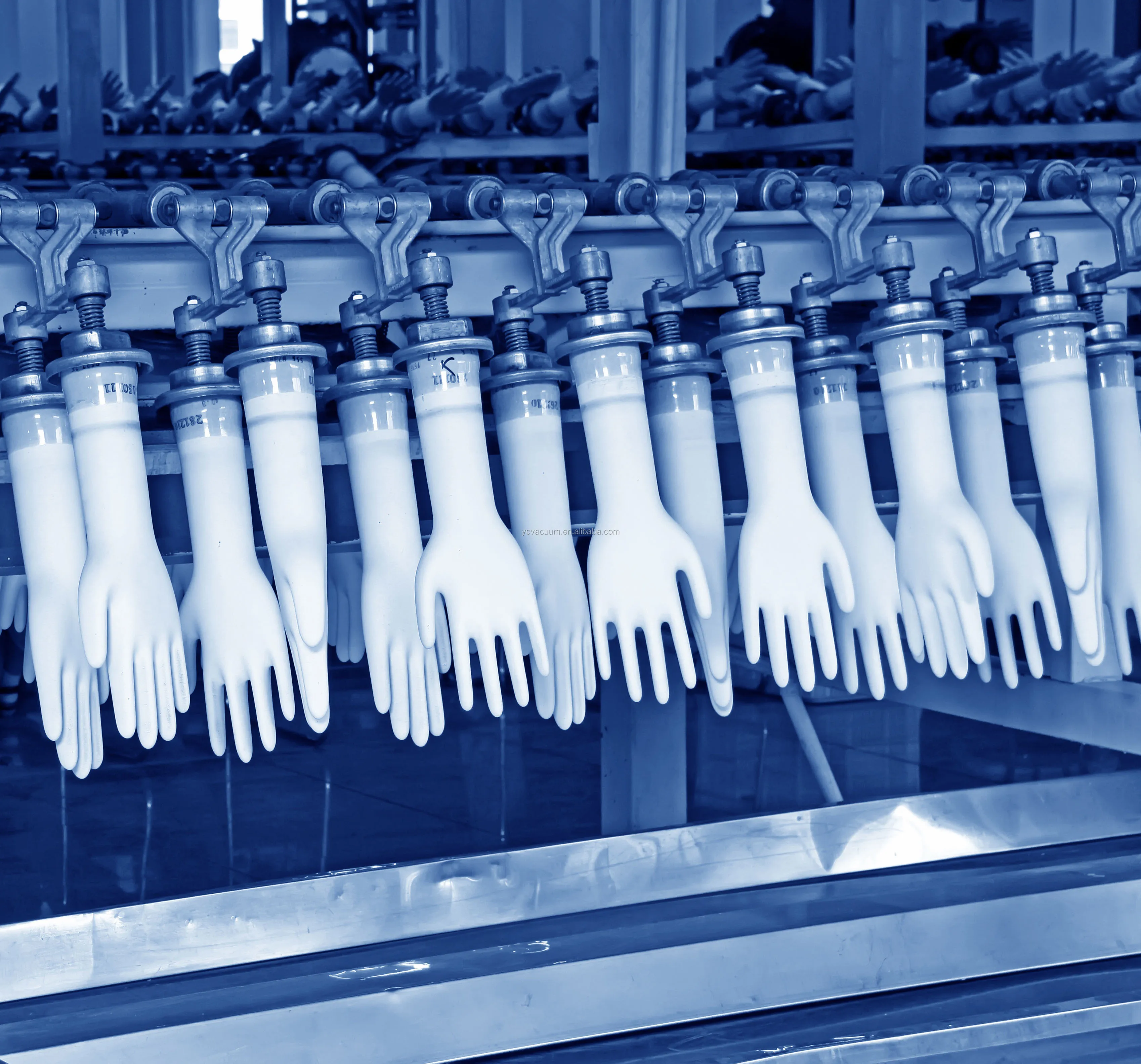 Производитель перчаток из Китая, производственная линия для бытовых и медицинских перчаток