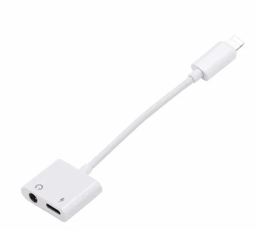 Для двойной светящийся сплиттер адаптер для iPhone 7/7 Plus/8/8 Plus/xs max принимаем оплату по PayPal