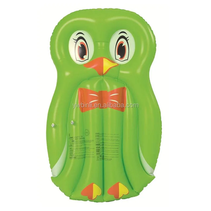 penguin shape inflatable Pool Rafts  with logo water lounge EN71 & CE