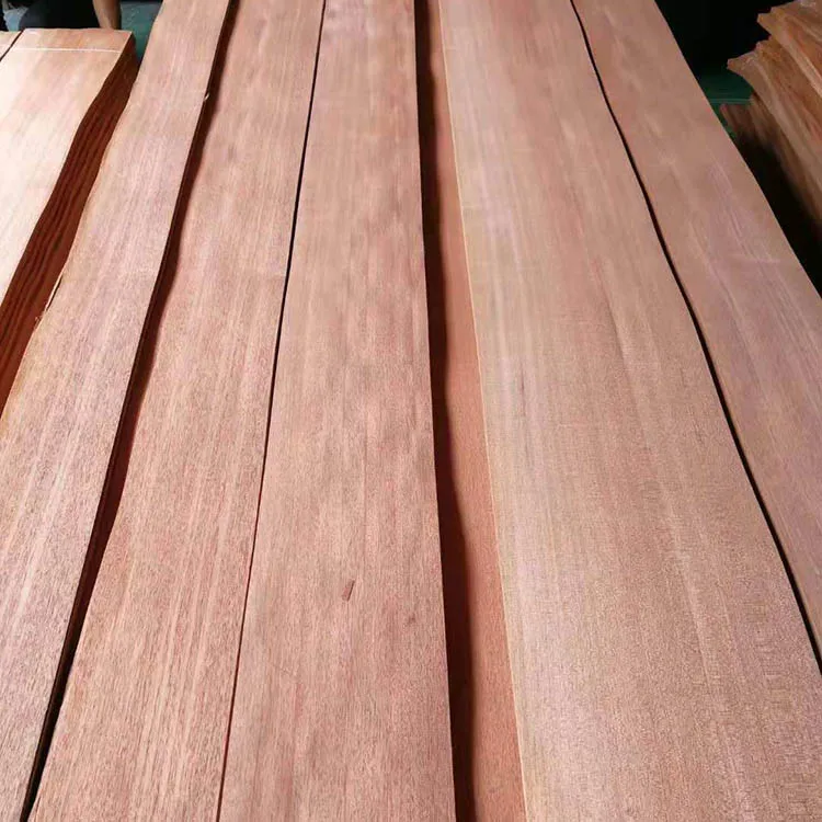 Высококачественный фигурный шпон Makore, глянцевый деревянный шпон