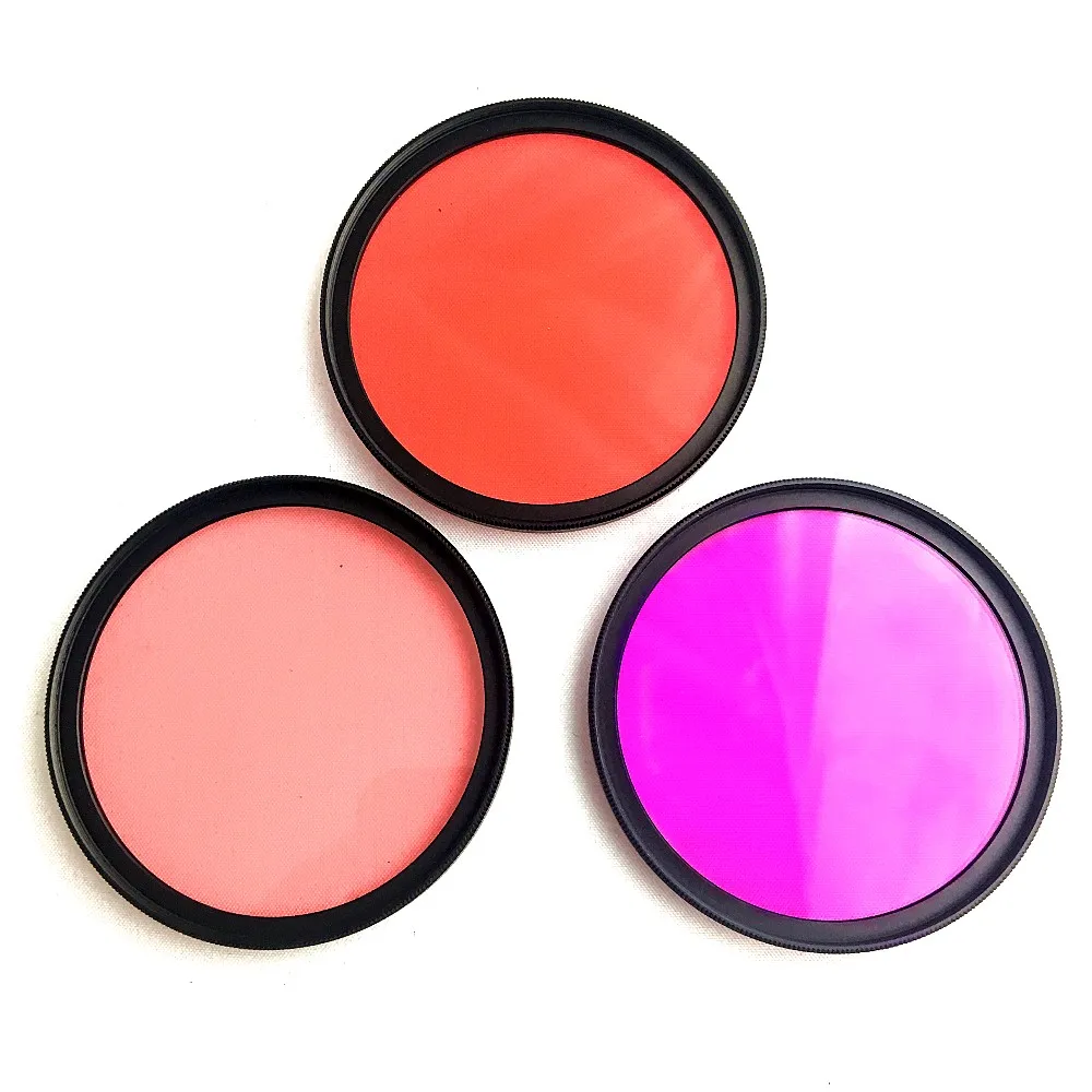 massa Photographic Equipment digital camera accessories CNC Processing aluminum ring Color Filter Camera lens FLD Filter