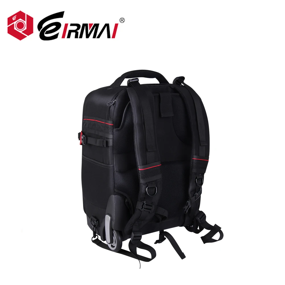 
Waterproof camera backpack rolling camera bag 