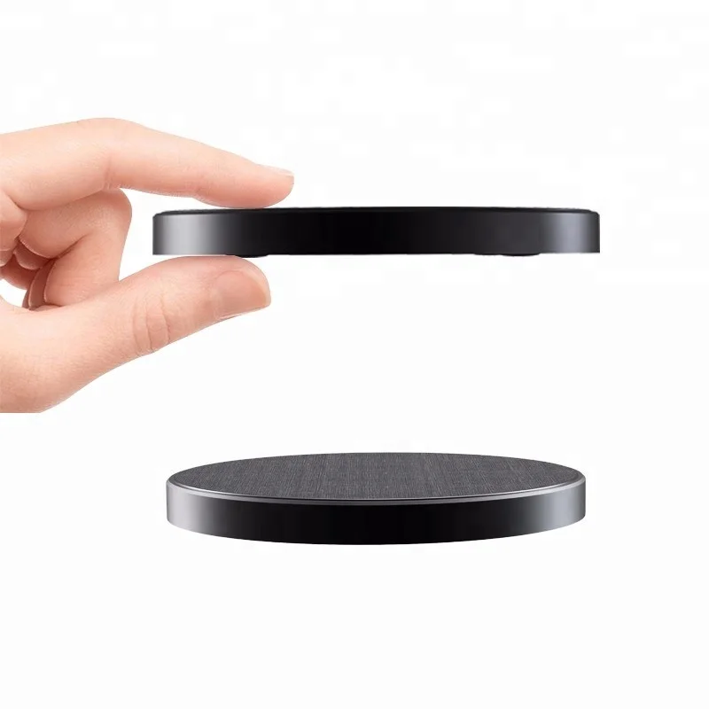 
2020 New Invention Aluminum Fabric 10W Fast Wireless Charging Pad Qi Magnetic Wireless Charger For Samsung Galaxy 