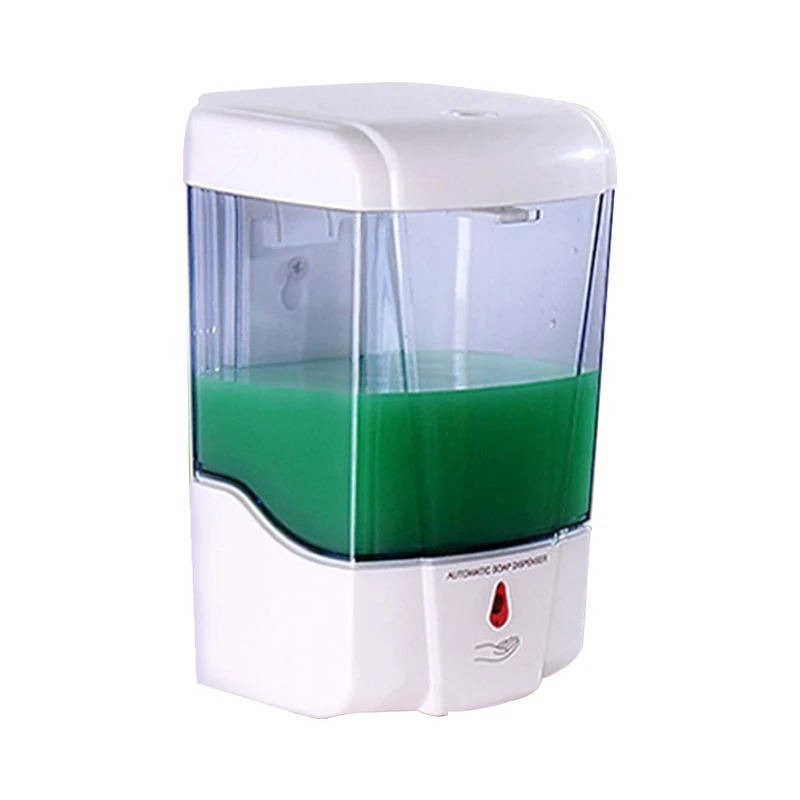 ITAX 700ML  transparent plastic wall-mounted   Auto Sensor  Hand Liquid  Soap Dispenser for hotel hospital school home
