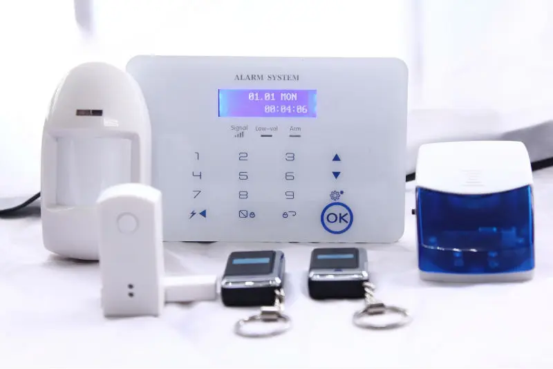 DIY GSM и PSTN двойного сети беспроводной домашней сигнализации охранная система