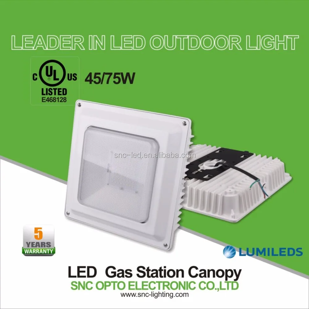 UL Listed IP65 Retrofit LED Canopy Light for Gas Station 45W