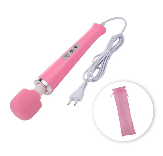 USB Rechargeable Woman Vagina Girls Pussy AV Wand Massager Vibrator Sex Toy