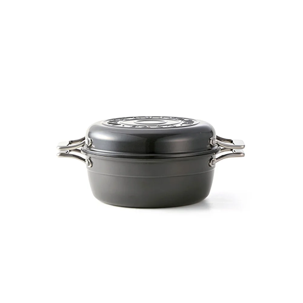 Japanese Metal Cooking Multi Purpose Cast Aluminum Stew Pot