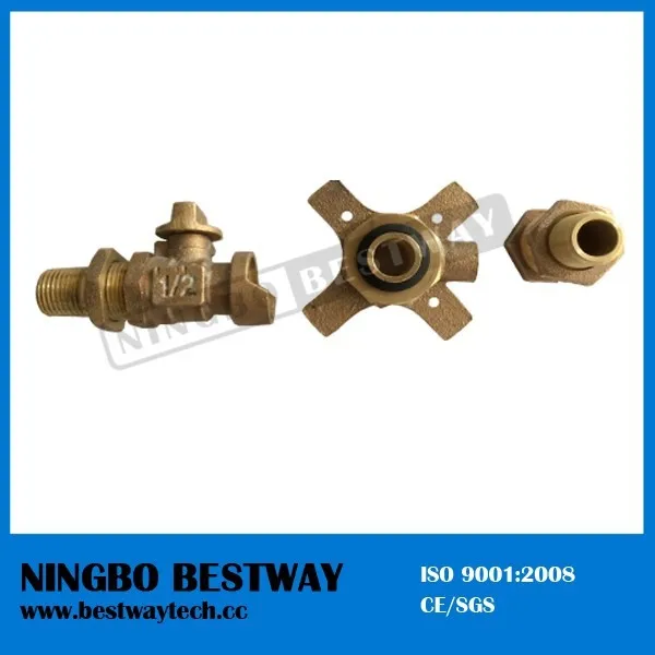 BWVA Bronze or Brass Star Expansion Joint with Nipple for Water Meter