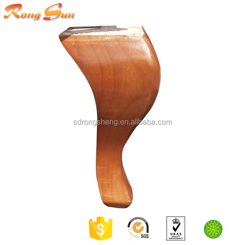 Furniture Leg Type and Wood Material unfinished wooden spindle table chair legs supplier