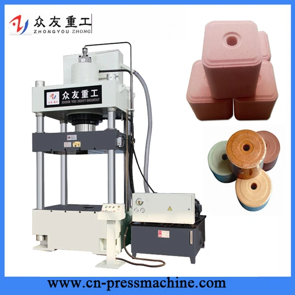 animal licking salt block making hydraulic press