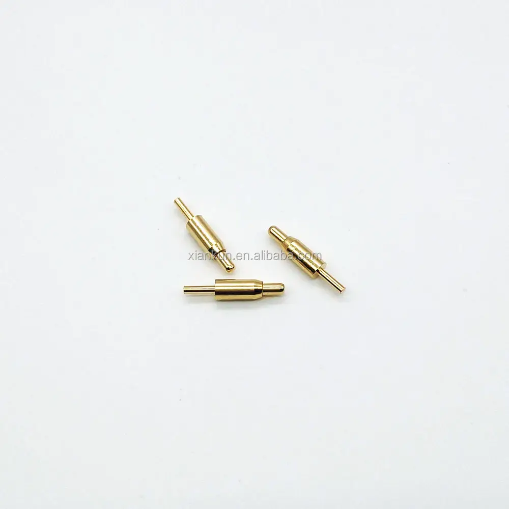Fast Delivery Custom Metal Gold Plated Brass Pogo Pin,Spring Pin Supplier