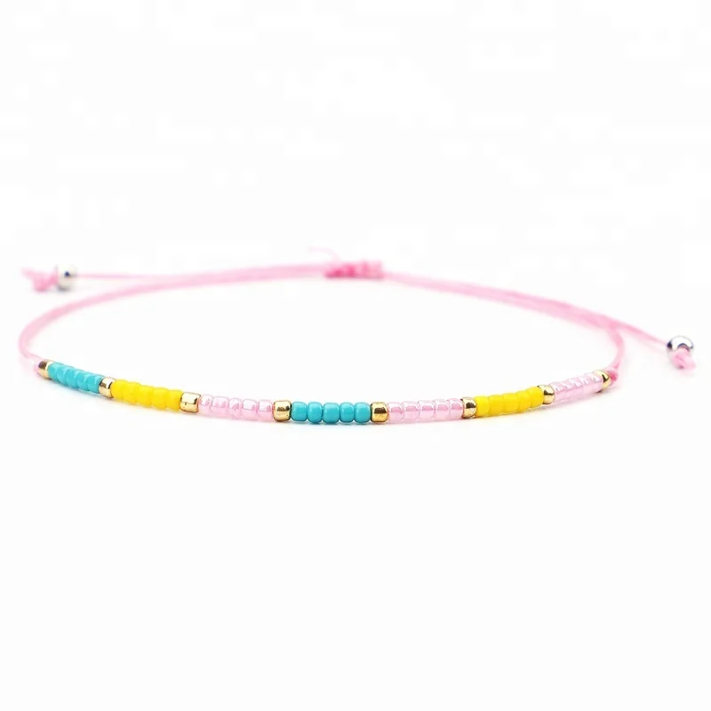 ( Color Random ) Cheap Handmade  Miyuki Bead Bracelet For Women