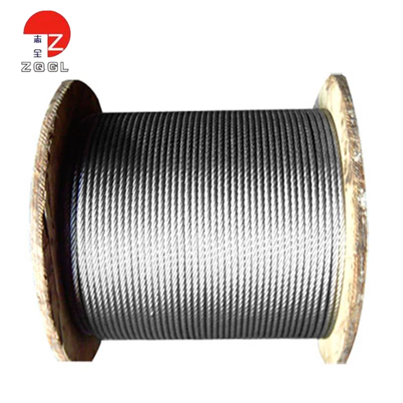 1x19 Steel Wire Strand Galvanized Coated Strand Wire