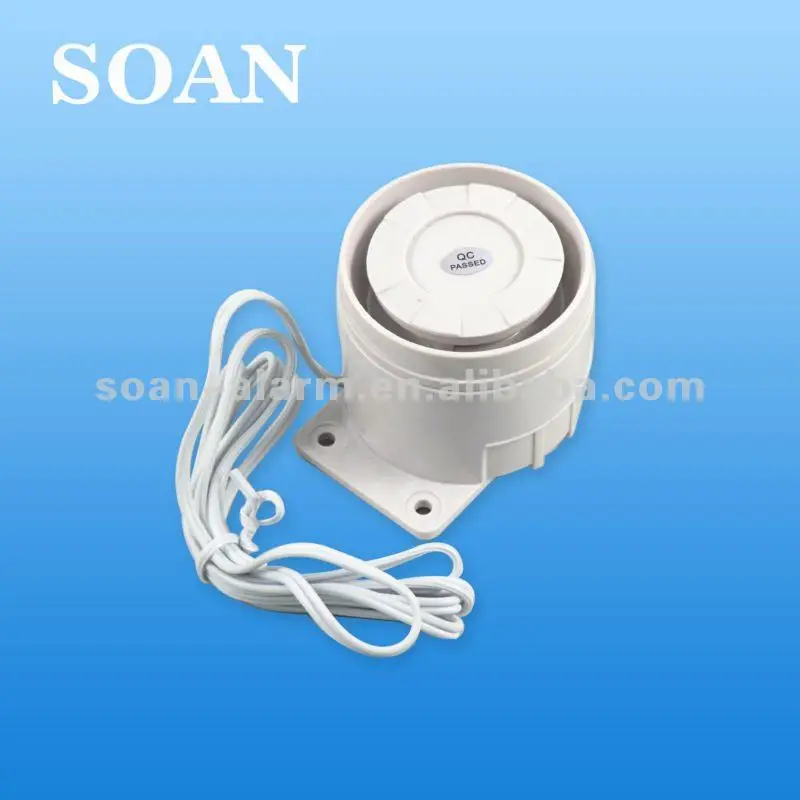 маленький белый проводной сирены 110db работы с сигнализация проводной сирены сирена