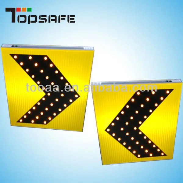 Outside Working 24/12hours Road Arrow Led chevron safety signs