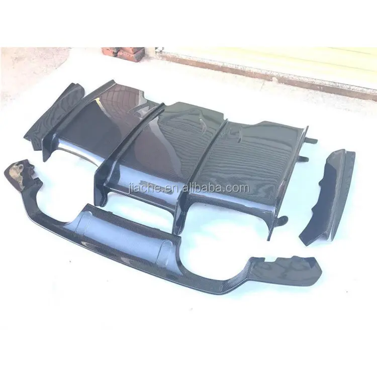 Carbon Fiber Rear Lip Diffuser Splitters Spoiler Bumper Chin Guard For BMW F80 M3 F82 F83 M4 2014-2018 PSM Style
