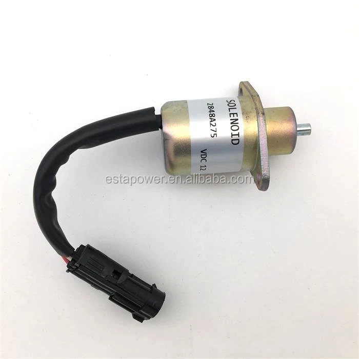 Diesel Engine Fuel Solenoid 2848A279 12V 2848A275 12V 1457906 SA-4934-12 SA-4934-24 2848A271 12V SA-4934
