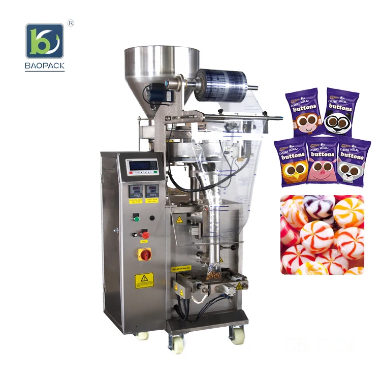 Foshan factory fudge candy sugar packing machine with volumetric cup