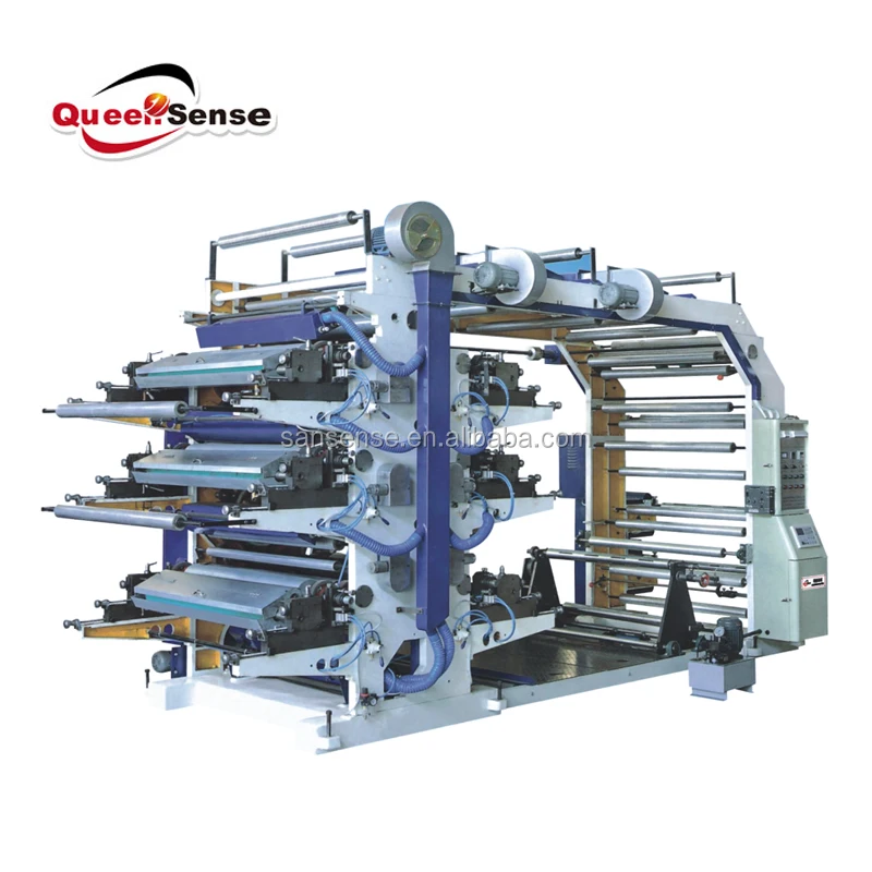 YT Four Color Flexographic film Printing Machine Plastic film flexo printing machine