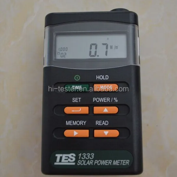 TES1333 Солнечный измеритель мощности, TES-1333 солнечной энергии измеритель радиации