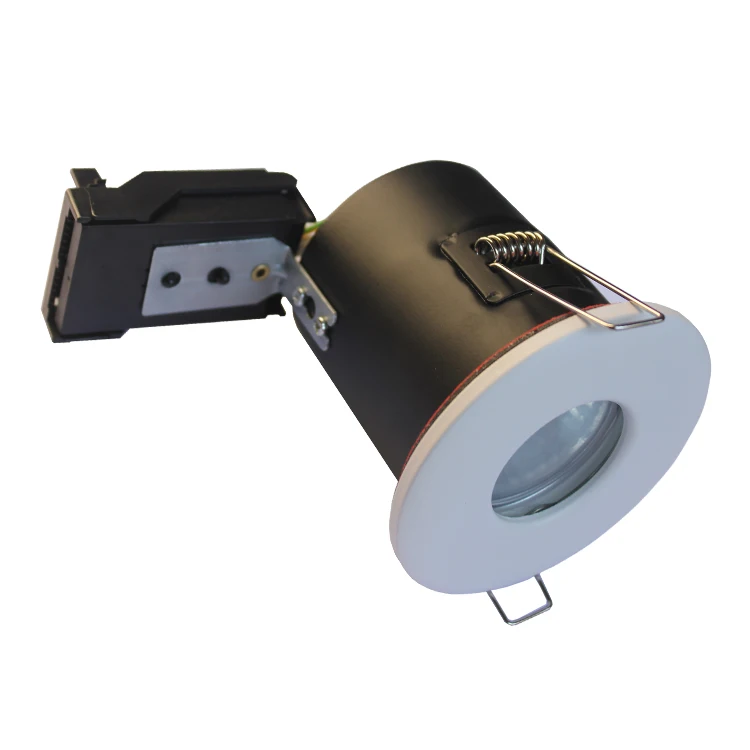 
 Литая под давлением галогенная лампа IP65 50 Вт GU10 90 мин. Огнестойкий потолочный светильник  