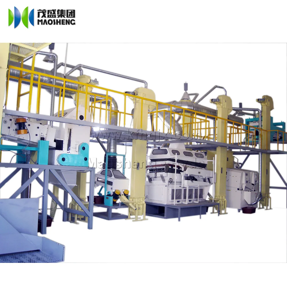 Wheat Processing Plant Manufacturer Sesame Seed Coffee Bean Cleaning Sorting Packing Machines Plant