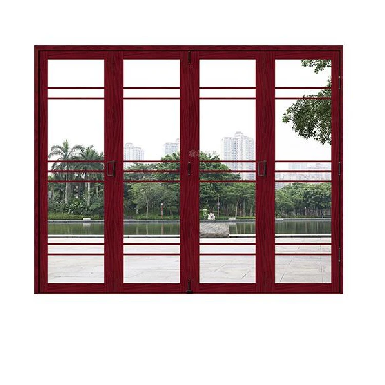 Patio Exterior Bifold Doors Folding Door Exterior  Aluminum Bi Folding Door