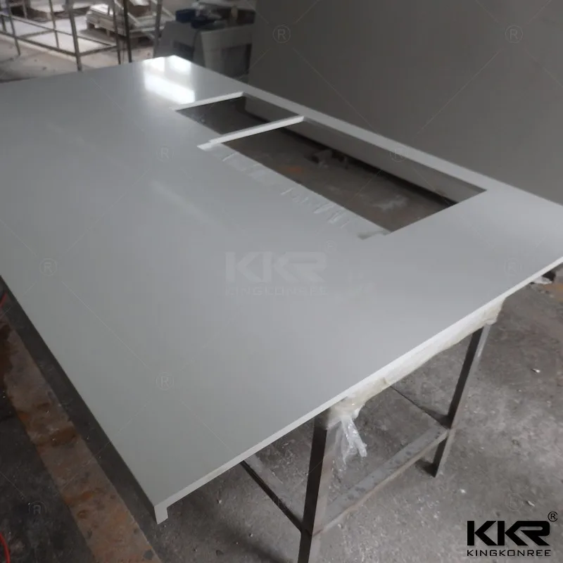 
Pure white granite countertop / artificial stone marble basin vanity tops 